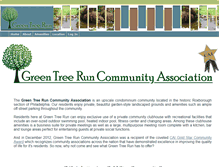 Tablet Screenshot of greentreeruncondo.com
